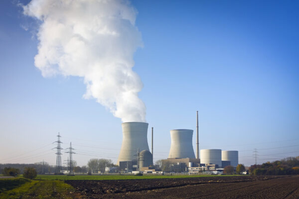 An,Image,Of,The,Nuclear,Power,Plant,In,Gundremmingen,Germany